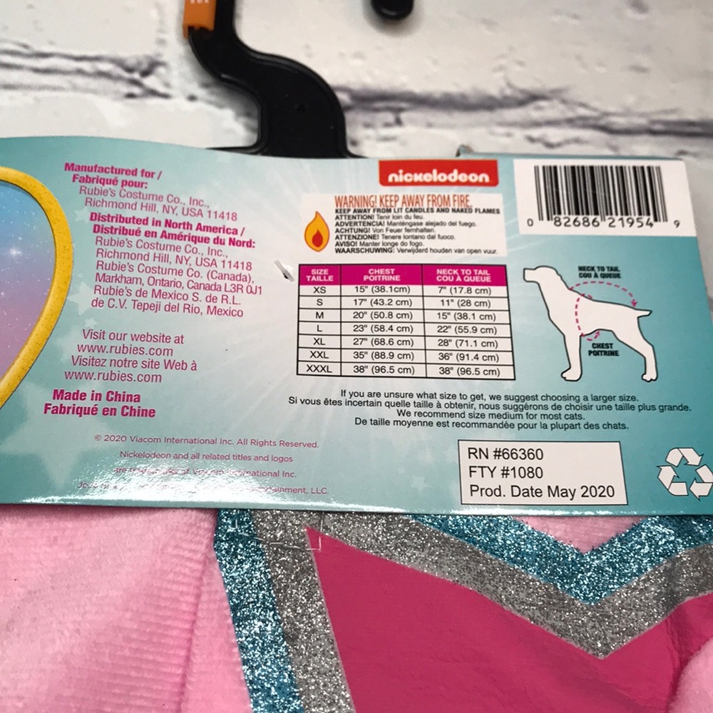 NWT JoJo Siwa Pink Dog Onesies Costumes Pet Outfit - Picture 10 of 15